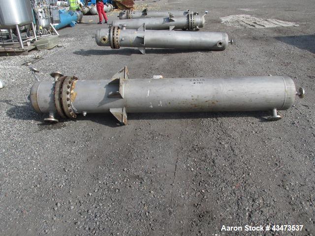 Used Ketema U Tube Heat Exchanger, 239 Square Feet, Model 15-A-96. 316L Stainless steel tubes, tube sheet, bonnet and shell. (72) 0.625" Diameter tubes rated 150 psi at +608/-76 degrees F. Shell rate...