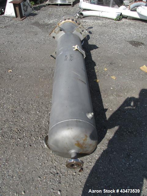 Used- Ketema U Tube Heat Exchanger, 239 Square Feet, Model 15-A-96. 316L Stainless steel tubes, tube sheet, bonnet and shell...