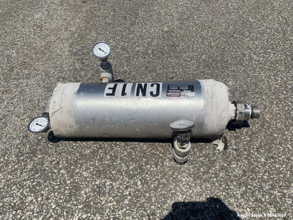 Used Ketema Shell & Tube Heat Exchanger, 7.6 Square Feet