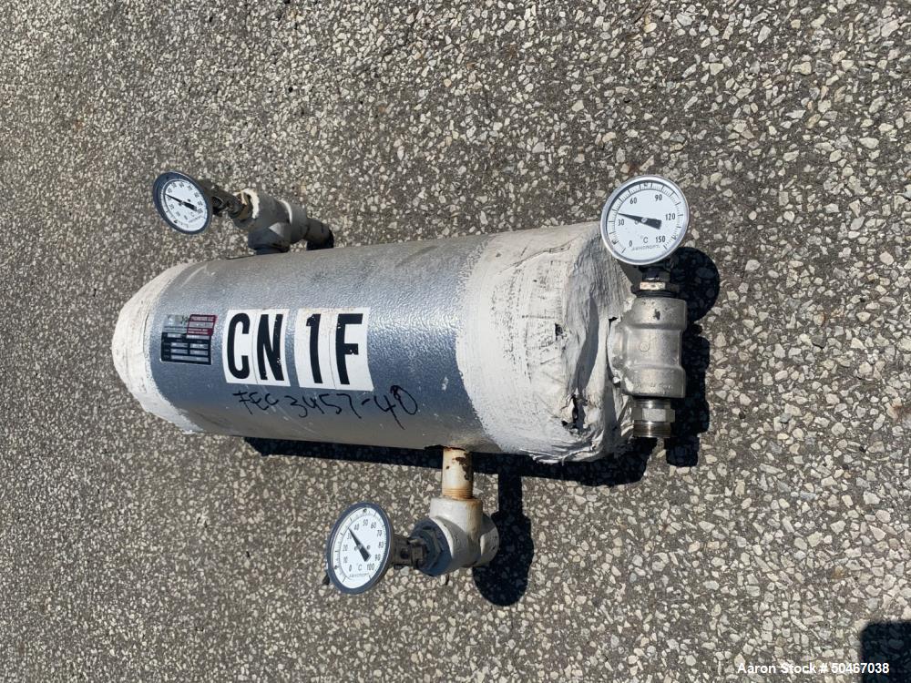 Used Ketema Shell & Tube Heat Exchanger, 7.6 Square Feet