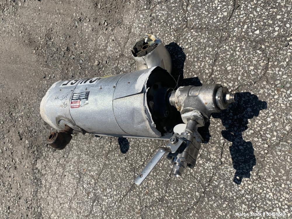 Used 7.6 sq ft Ketema shell and tube heat exchanger