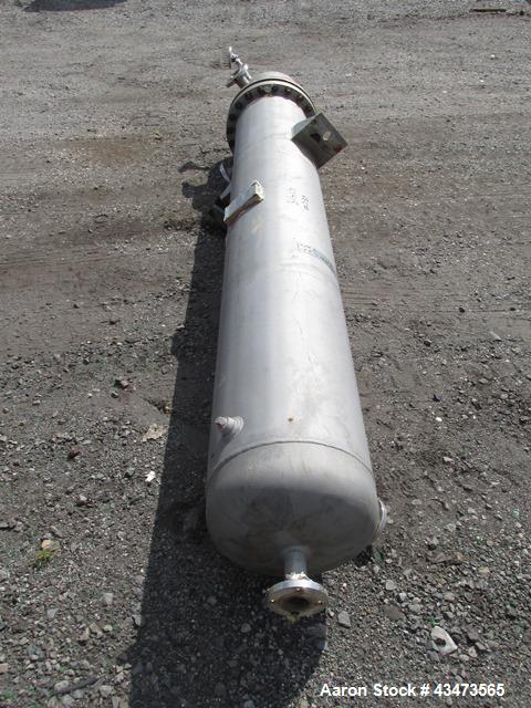 Used Ketema U Tube Heat Exchanger, 239 Square Feet, Model 15-A-96. 316L Stainless steel tubes, tube sheet, bonnet and shell. (72) 0.625" Diameter tubes rated 150 psi at +608/-76 degrees F. Shell rate...