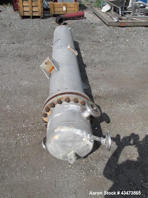 Used Ketema U Tube Heat Exchanger, 239 Square Feet, Model 15-A-96. 316L Stainless steel tubes, tube sheet, bonnet and shell. (72) 0.625" Diameter tubes rated 150 psi at +608/-76 degrees F. Shell rate...