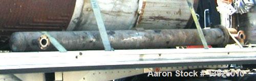Used Manning & Lewis stainless steel shell and tube heat exchanger. Shell and tube material 316 stainless. Built 1986. Rated 150 psi at 500 deg F shell, 100 psi at 350 deg F tubes. Connections 3" in ...