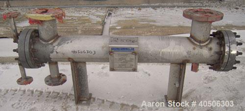 Unused- Mueller 4 Pass Shell and Tube Heat Exchanger, 9 Square Feet, Horizontal. STI Tema Type BEM, Tema Size 6-48, Tema Class C. 304 stainless steel shell rated 150 psi at 400 deg F and -20 deg F at...