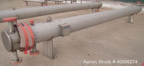 Unused- Mueller 4 Pass U Tube Shell and Tube Heat Exchanger, 175 square feet, horizontal. Tema Type BEU, Tema Size 10-192, Tema Class C. 304 stainless steel shell rated 150 psi at 500 deg F and -20 d...