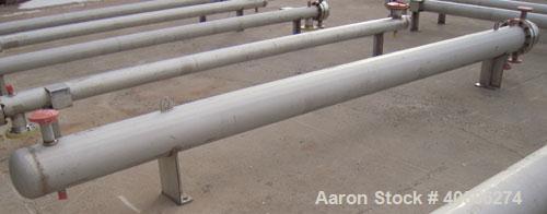 Unused- Mueller 4 Pass U Tube Shell and Tube Heat Exchanger, 175 square feet, horizontal. Tema Type BEU, Tema Size 10-192, Tema Class C. 304 stainless steel shell rated 150 psi at 500 deg F and -20 d...