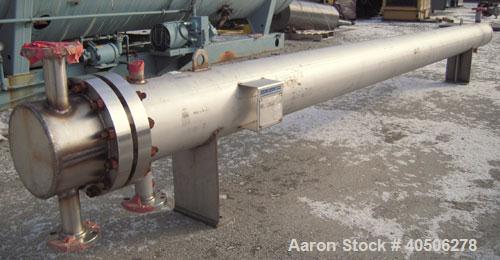 Unused- Mueller 4 Pass U Tube Shell and Tube Heat Exchanger, 175 square feet, horizontal. Tema Type BEU, Tema Size 10-192, Tema Class C. 304 stainless steel shell rated 150 psi at 500 deg F and -20 d...