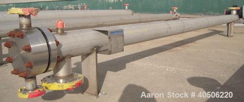 Unused- Mueller U Tube Shell and Tube Heat Exchanger, 56 square feet, horizontal. Tema Type BEU, Tema Size 6-192, Tema Class C. 304 stainless steel shell rated 150 psi at 600 deg F and -20 deg F at 1...