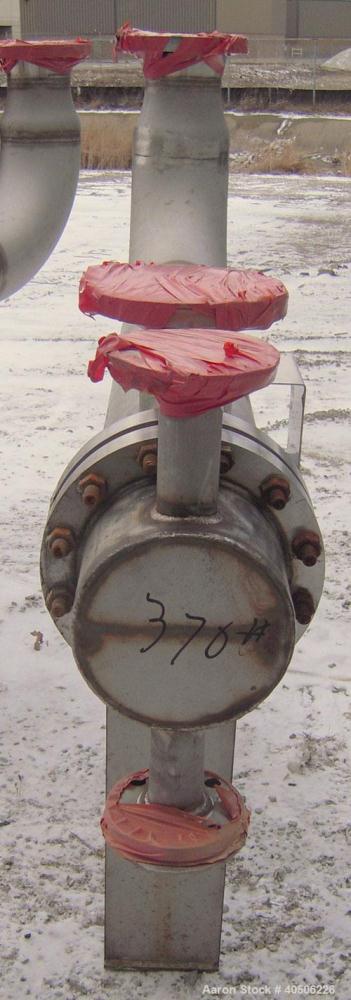 Unused- Mueller U Tube Heat Exchanger, 18 Square Feet, Horizontal. STI Tema Type BEU, Tema Size 8-48, Tema Class C. 304 stainless steel shell rated 100 psi at 482 deg F and -20 deg F at 100/fv psi. (...