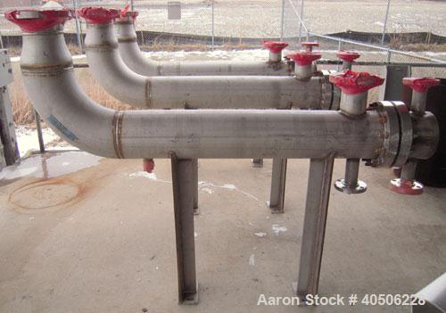 Unused- Mueller U Tube Heat Exchanger, 18 Square Feet, Horizontal. STI Tema Type BEU, Tema Size 8-48, Tema Class C. 304 stainless steel shell rated 100 psi at 482 deg F and -20 deg F at 100/fv psi. (...