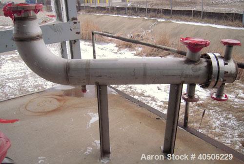 Unused- Mueller U Tube Heat Exchanger, 18 Square Feet, Horizontal. STI Tema Type BEU, Tema Size 8-48, Tema Class C. 304 stainless steel shell rated 100 psi at 482 deg F and -20 deg F at 100/fv psi. (...