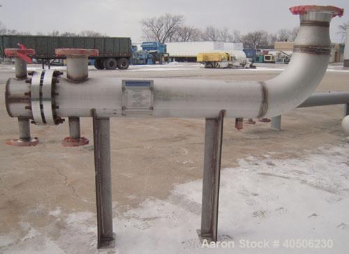 Unused- Mueller U Tube Heat Exchanger, 18 Square Feet, Horizontal. STI Tema Type BEU, Tema Size 8-48, Tema Class C. 304 stainless steel shell rated 100 psi at 482 deg F and -20 deg F at 100/fv psi. (...