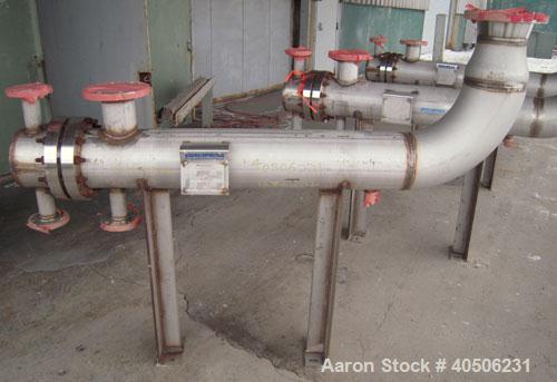 Unused- Horizontal Mueller U Tube Heat Exchanger, 18 Square Feet