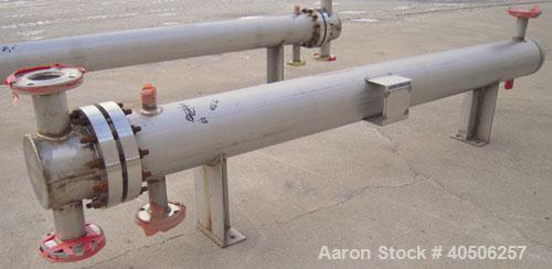 Unused- Mueller U Tube Shell And Tube Heat Exchanger, 56 square feet, Horizontal. Tema Type BEU, Tema Size 8-96, Tema Class C. 304 stainless steel shell rated 150 psi at 400 deg.f., and -20 deg.f. at...