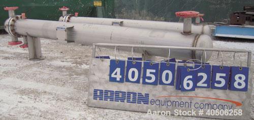 Unused- Mueller U Tube Shell and Tube Heat Exchanger, 56 square feet, horizontal. Tema Type BEU, Tema Size 8-96, Tema Class C. 304 stainless steel shell rated 150 psi at 400 deg F and -20 deg F at 15...