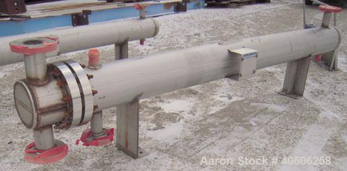 Unused- Mueller U Tube Shell and Tube Heat Exchanger, 56 square feet, horizontal. Tema Type BEU, Tema Size 8-96, Tema Class C. 304 stainless steel shell rated 150 psi at 400 deg F and -20 deg F at 15...