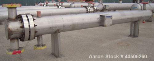 Unused- Mueller U Tube Shell and Tube Heat Exchanger, 56 square feet, horizontal. Tema Type BEU, Tema Size 8-96, Tema Class C. 304 stainless steel shell rated 150 psi at 400 deg F and -20 deg F at 15...