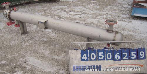 Unused- Mueller U Tube Shell snd Tube Heat Exchanger, 56 square feet, horizontal. Tema Type BEU, Tema Size 8-96, Tema Class C. 304 stainless steel shell rated 150 psi at 400 deg F and -20 deg F at 15...