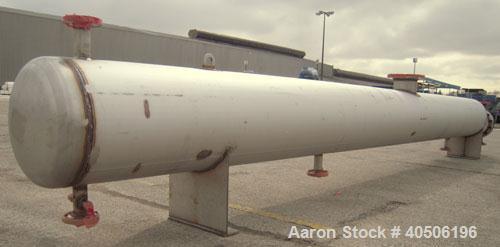Unused- Mueller U Tube Shell and Tube Heat Exchanger/ Reboiler, 208 square feet,  horizontal. STI Tema Type BKU, Tema Size 12/20-228, Tema Class B. 20’’ diameter 304L stainless steel shell rated 150 ...