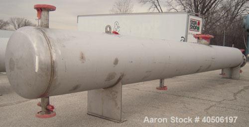 Unused- Mueller U Tube Shell and Tube Heat Exchanger/ Reboiler, 208 square feet,  horizontal. STI Tema Type BKU, Tema Size 12/20-228, Tema Class B. 20’’ diameter 304L stainless steel shell rated 150 ...