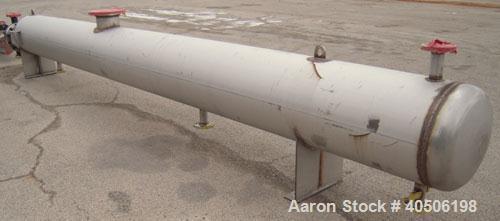 Unused- Mueller U Tube Shell and Tube Heat Exchanger/ Reboiler, 208 square feet,  horizontal. STI Tema Type BKU, Tema Size 12/20-228, Tema Class B. 20’’ diameter 304L stainless steel shell rated 150 ...