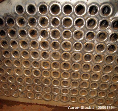 Unused- Mueller U Tube Shell and Tube Heat Exchanger/ Reboiler, 1270 Square  Feet,  Horizontal. STI Tema Type BKU, Tema Size 24/40-216, Tema Class B. 40’’ diameter 304L stainless steel shell rated 10...
