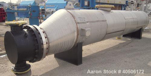 Unused- Mueller U Tube Shell and Tube Heat Exchanger/ Reboiler, 1270 squarefeet, horizontal. STI Tema Type BKU, Tema Size 24/40-216, Tema Class B. 40’’ diameter 304L stainless steel shell rated 100 p...