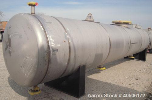 Unused- Mueller U Tube Shell and Tube Heat Exchanger/ Reboiler, 1270 squarefeet, horizontal. STI Tema Type BKU, Tema Size 24/40-216, Tema Class B. 40’’ diameter 304L stainless steel shell rated 100 p...