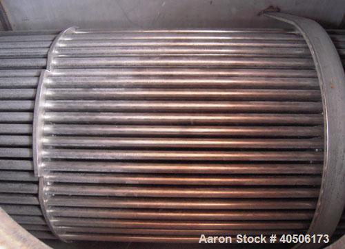 Unused- Mueller U Tube Shell and Tube Heat Exchanger/ Reboiler, 1270 squarefeet, horizontal. STI Tema Type BKU, Tema Size 24/40-216, Tema Class B. 40’’ diameter 304L stainless steel shell rated 100 p...