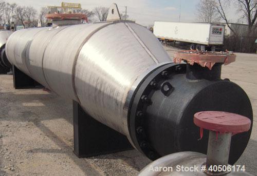 Unused- Mueller U Tube Shell and Tube Heat Exchanger/ Reboiler, 1270 squarefeet, horizontal. STI Tema Type BKU, Tema Size 24/40-216, Tema Class B. 40’’ diameter 304L stainless steel shell rated 100 p...