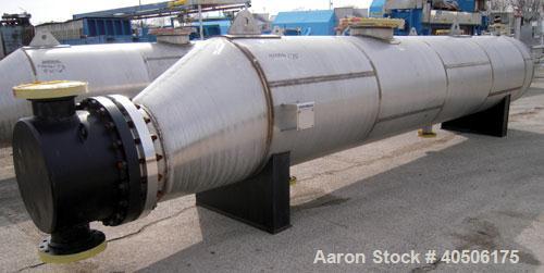 Unused- Mueller U Tube Shell and Tube Heat Exchanger/ Reboiler, 1270 square  feet, horizontal. STI Tema Type BKU, Tema Size 24/40-216, Tema Class B. 40’’ diameter 304L stainless steel shell rated 100...