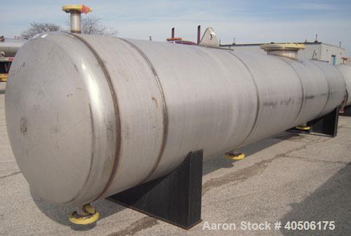 Unused- Mueller U Tube Shell and Tube Heat Exchanger/ Reboiler, 1270 square  feet, horizontal. STI Tema Type BKU, Tema Size 24/40-216, Tema Class B. 40’’ diameter 304L stainless steel shell rated 100...
