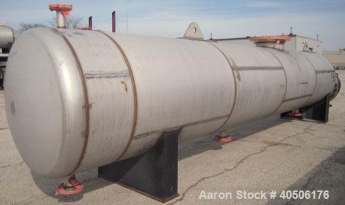 Unused- Mueller U Tube Shell and Tube Heat Exchanger/ Reboiler, 1270 squarefeet, horizontal. STI Tema Type BKU, Tema Size 24/40-216, Tema Class B. 40’’ diameter 304L stainless steel shell rated 100 p...