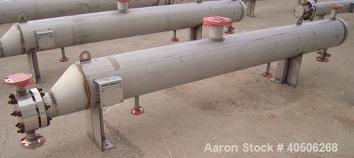Unused- Mueller U Tube Shell and Tube Heat Exchanger, 31 Square Feet, Horizontal. Tema Type BKU, Tema Size 6/12-120, Tema Class C. 304 stainless steel shell rated 150 psi at 500 deg F and -20 deg F a...