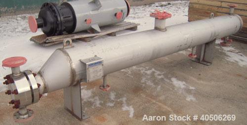 Unused- Mueller U Tube Shell and Tube Heat Exchanger, 31 Square Feet, Horizontal. Tema Type BKU, Tema Size 6/12-120, Tema Class C. 304 stainless steel shell rated 150 psi at 500 deg F and -20 deg F a...