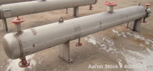 Unused- Mueller U Tube Shell and Tube Heat Exchanger, 31 Square Feet, Horizontal. Tema Type BKU, Tema Size 6/12-120, Tema Class C. 304 stainless steel shell rated 150 psi at 500 deg F and -20 deg F a...