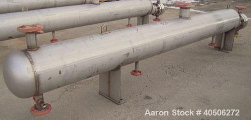 Unused- Mueller U Tube Shell and Tube Heat Exchanger, 31 Square Feet, Horizontal. Tema Type BKU, Tema Size 6/12-120, Tema Class C. 304 stainless steel shell rated 150 psi at 500 deg F and -20 deg F a...