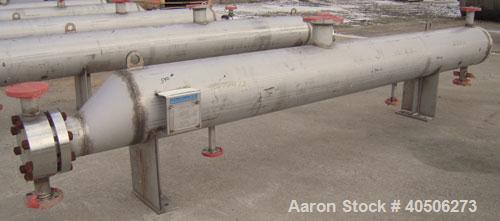 Unused- Mueller U Tube Shell and Tube Heat Exchanger, 31 Square Feet, Horizontal. Tema Type BKU, Tema Size 6/12-120, Tema Class C. 304 stainless steel shell rated 150 psi at 500 deg F and -20 deg F a...