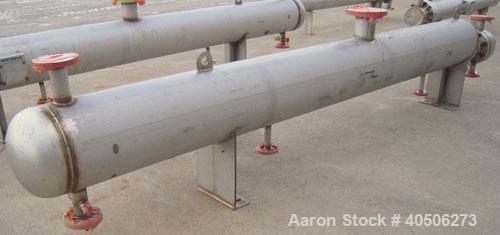 Unused- Mueller U Tube Shell and Tube Heat Exchanger, 31 Square Feet, Horizontal. Tema Type BKU, Tema Size 6/12-120, Tema Class C. 304 stainless steel shell rated 150 psi at 500 deg F and -20 deg F a...
