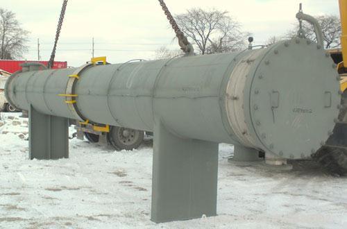 Unused- Melter S.A. de C.V. 2 Pass Shell & Tube Heat Exchanger, 3746 Square Feet, Type NEN, Horizontal. Carbon steel shell rated 100 psi at –20 to 250 degrees F. (318) 1-1/2’’ diameter x 30’ long BWG...