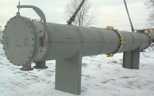 Unused- Melter S.A. de C.V. 2 Pass Shell & Tube Heat Exchanger, 3746 Square Feet, Type NEN, Horizontal. Carbon steel shell rated 100 psi at –20 to 250 degrees F. (318) 1-1/2’’ diameter x 30’ long BWG...