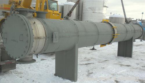 Unused- Melter S.A. de C.V. 2 Pass Shell & Tube Heat Exchanger, 3746 Square Feet, Type NEN, Horizontal. Carbon steel shell rated 100 psi at –20 to 250 degrees F. (318) 1-1/2’’ diameter x 30’ long BWG...