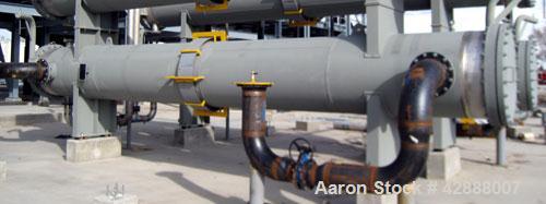 Unused- Melter S.A. de C.V. 8 Pass Shell & Tube Heat Exchanger, 2204 Square Feet, Type NEN, Horizontal. Carbon steel shell rated 160 psi at –20 to 250 degrees F. (216) 1-1/2’’ diameter x 26’ long BWG...