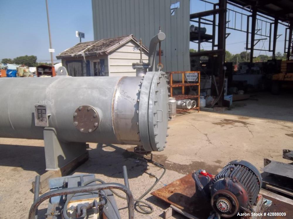 Unused- Horizontal Melter S.A. de C.V. 8 Pass Shell & Tube Heat Exchanger, 2204 Square Feet, Type NEN
