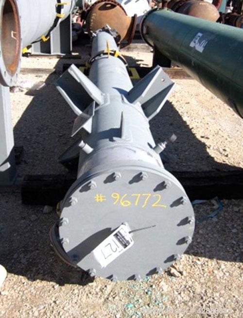 Unused- Melter S.A. de C.V. 3 Pass Shell & Tube Heat Exchanger, 400 Square Feet, Type NEN, Vertical. Carbon steel shell rated 120 psi at –20 to 250 degrees F. (51) 1-1/2’’ diameter x 20’ long BWG. 16...