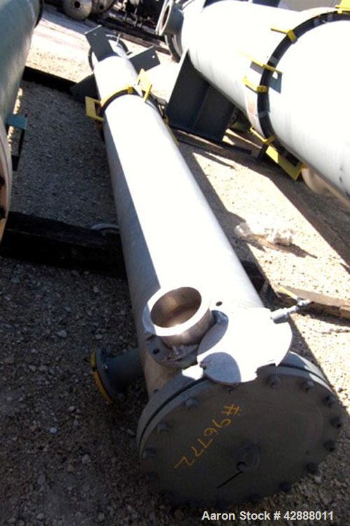 Unused- Melter S.A. de C.V. 3 Pass Shell & Tube Heat Exchanger, 400 Square Feet, Type NEN, Vertical. Carbon steel shell rated 120 psi at –20 to 250 degrees F. (51) 1-1/2’’ diameter x 20’ long BWG. 16...