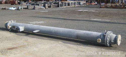 Unused- Melter S.A. de C.V. Single Pass Shell & Tube Heat Exchanger, 419 Square Feet, Type BEM, Vertical. Carbon steel shell rated 195 psi at –20 to 400 degrees F. (80) 1’’ diameter x 20’ long BWG. 1...