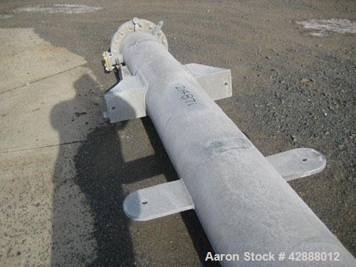 Unused- Melter S.A. de C.V. Single Pass Shell & Tube Heat Exchanger, 419 Square Feet, Type BEM, Vertical. Carbon steel shell rated 195 psi at –20 to 400 degrees F. (80) 1’’ diameter x 20’ long BWG. 1...