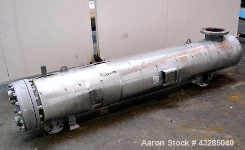 Used Atlas U Tube Shell & Tube Heat Exchanger, 128 Square Feet. 316L Stainless steel tubes, tube sheet and bonnet. (56) U tubes rated 150 psi at 350 degrees F., carbon steel shell rated 150 psi at 35...
